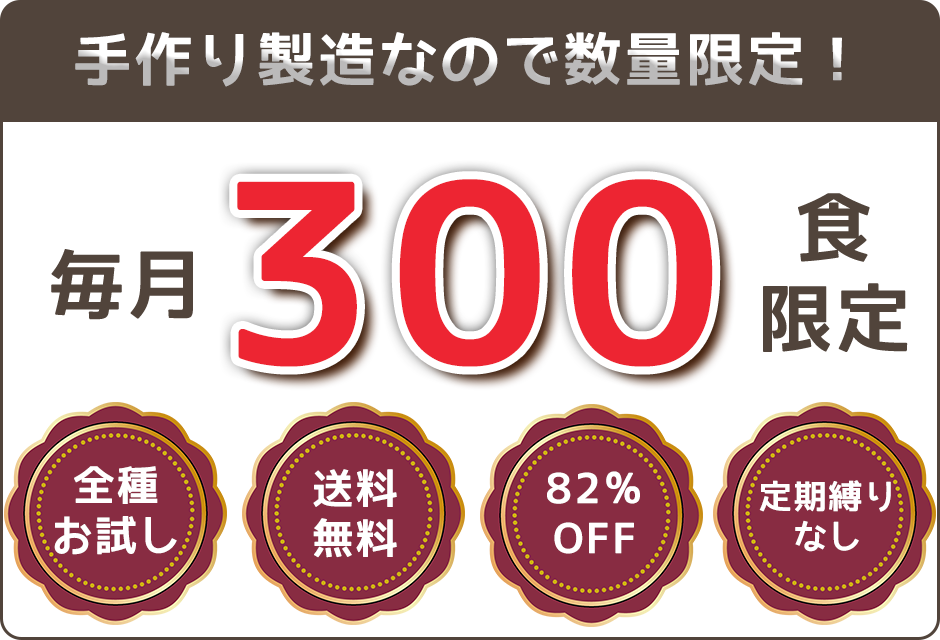 3つのレシピに7つの食材で、愛犬に最適な食事を